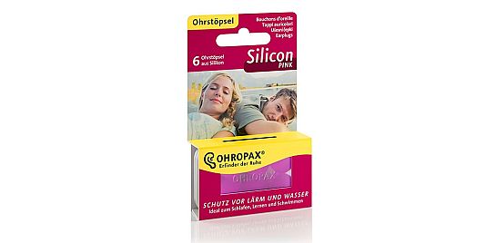 Ohropax Silicon Pink 6 db (3 pár)
